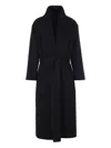 Tom Ford Double Splittable Wool Cashmere Shawl Coat Clothing In Black