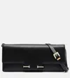 Tom Ford Black Leather Crossbody Bag In Black