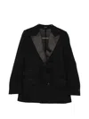 Tom Ford Double-breasted Buttoned Blazer In Black