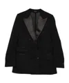 Tom Ford Double-breasted Buttoned Blazer In Black