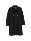 Tom Ford Double-breasted Buttoned Coat In Blue
