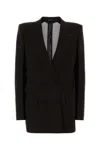 Tom Ford Double-breasted Wool Blazer In Black