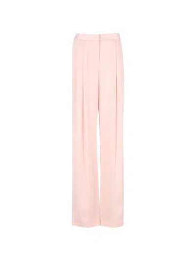 Tom Ford Double-pleat Silk-satin Trousers In Pink