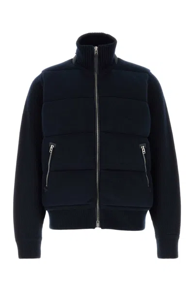Tom Ford Down-padded Vest In Navy