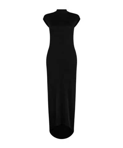 Tom Ford Draped Cutout Maxi Dress In Black