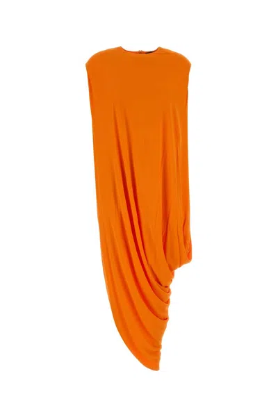 Tom Ford Draped Fabric Sweater In Orange