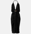 Tom Ford Plunging-neck Sleeveless Gown In Black