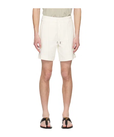 Tom Ford Drawstring Shorts In White