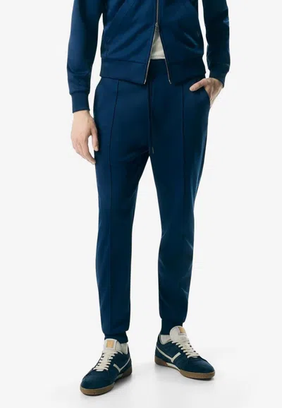 Tom Ford Drawstring Track Pants In Blue