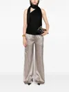 Tom Ford Cargo Pocket Drawstring Elastic Waistband Wide Leg Trousers