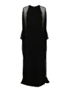 Tom Ford Semi-sheer-panelled Maxi Dress In Black