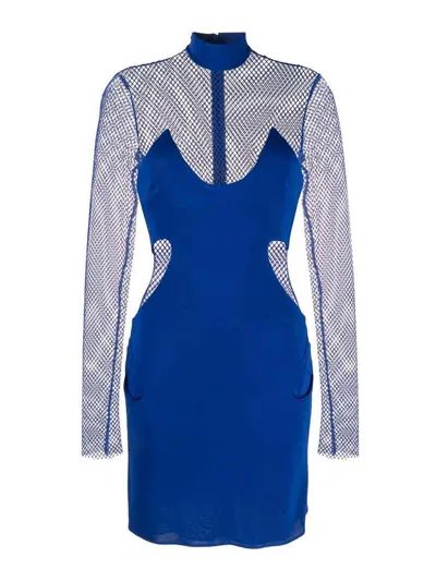 TOM FORD VESTIDO CORTO - AZUL