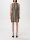 Tom Ford High-neck Ribbed Minidress In Black