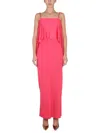 Tom Ford Women's Dress With Ruffles In Pink