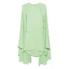 Tom Ford Silk Mini Dress In Green