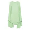 Tom Ford Silk Mini Dress In Green