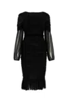 Tom Ford Semi-sheer Midi Dress In Lb999
