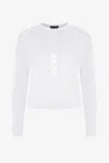 Tom Ford Drop-shoulder Tops In White