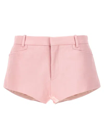 Tom Ford Duchess Mini Shorts In Pink