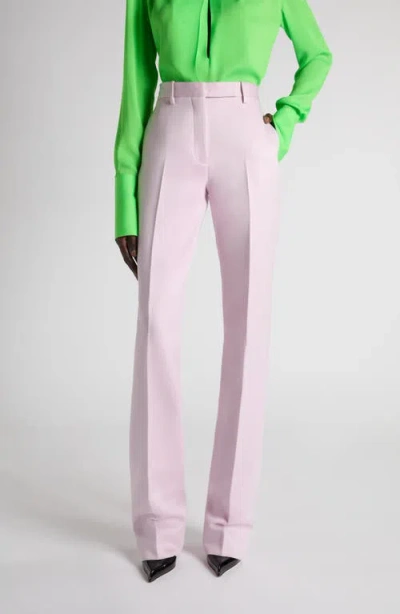 Tom Ford Duchesse Satin Trousers In Pink