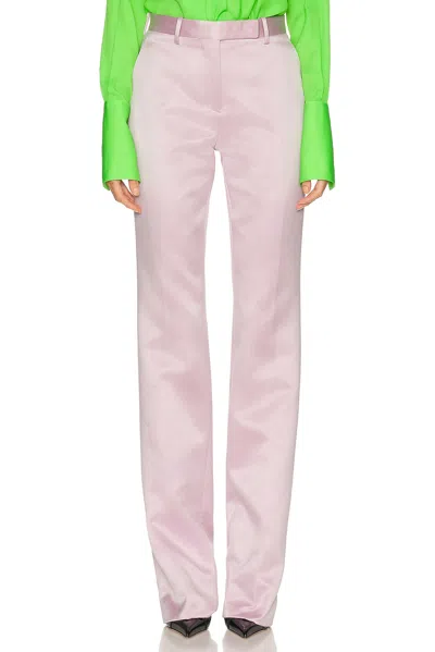 Tom Ford Duchesse Tailored Straight Pant In Pink