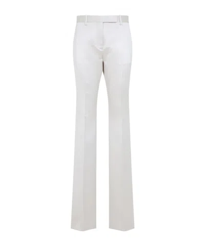 Tom Ford Duchesse Tailored Straight Pants In White