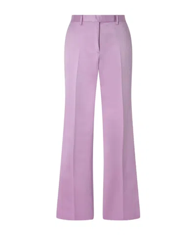 Tom Ford Cotton And Silk-blend Duchesse Satin Straight-leg Trousers In Pink