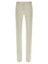 Tom Ford Duchesse Tailored Trousers Pants Beige In Neutral