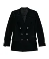 Tom Ford Double Breasted Blazer In Black
