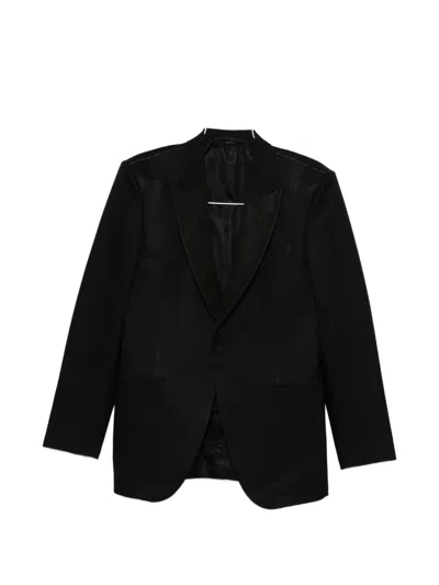 Tom Ford Dyllan Welt-pocket Blazer In Black