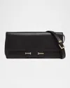 Tom Ford East-west Supple Grain Leather Shoulder Bag In Black