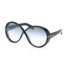 Tom Ford Edie Acetate Round Sunglasses