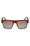 Tom Ford Edwin 54mm Square Sunglasses