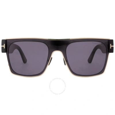 Tom Ford Edwin Smoke Browline Men's Sunglasses Ft1073 01a 54 In N/a