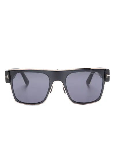 Tom Ford Edwin Square-frame Sunglasses In Black