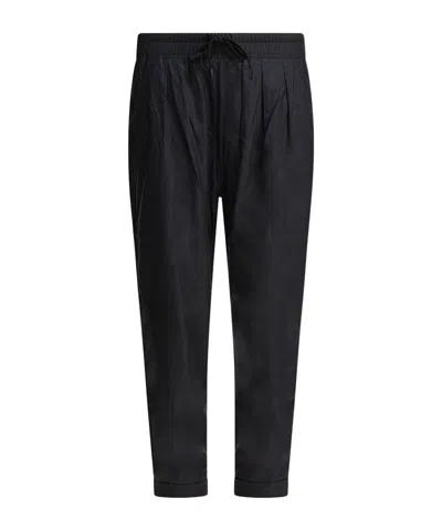 TOM FORD TOM FORD TWILL LIGHT PLEATED TROUSERS