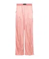 Tom Ford Elastic Waist Casual Pants In Pink
