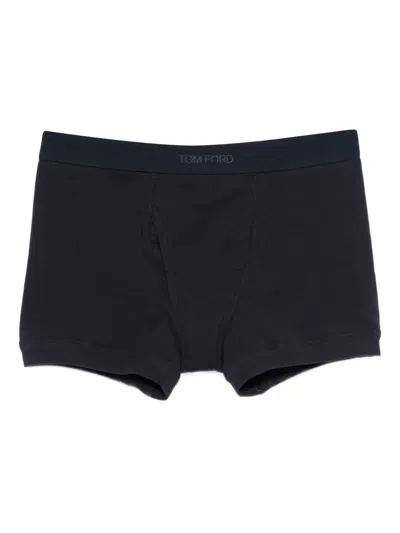 Tom Ford Elasticated Boxers In Blue