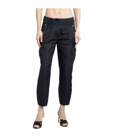 Tom Ford Cotton Twill Cargo Pants In Black