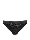 Tom Ford Elasticated Swim Trunks In Black