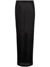 Tom Ford Black Slinky Maxi Skirt In Black