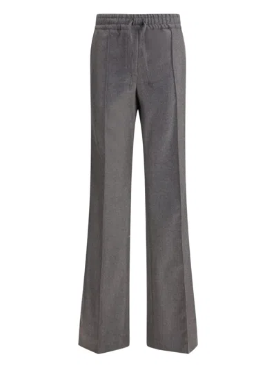 Tom Ford Elasticated-waistband Cashmere Trousers In Gray