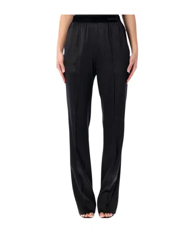 Tom Ford Solid Color Casual Pants In Black