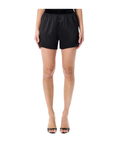 Tom Ford Solid Color Shorts In Black