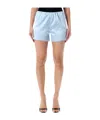 Tom Ford Solid Color Shorts In Blue