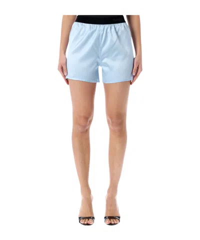 Tom Ford Solid Color Shorts In Blue