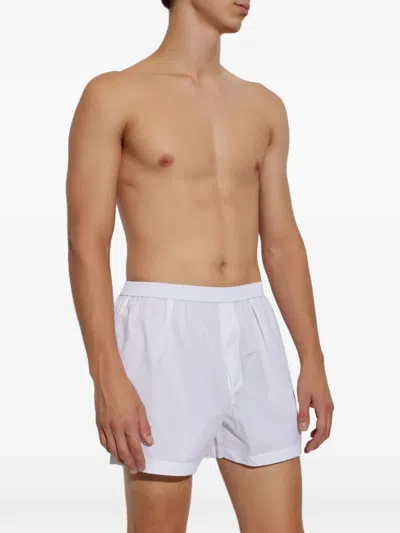 Tom Ford Elasticated-waistband Boxers In White