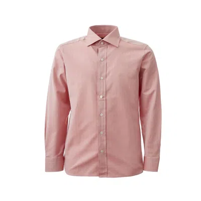 Tom Ford Elegant Cotton Men's Shirt In Pink