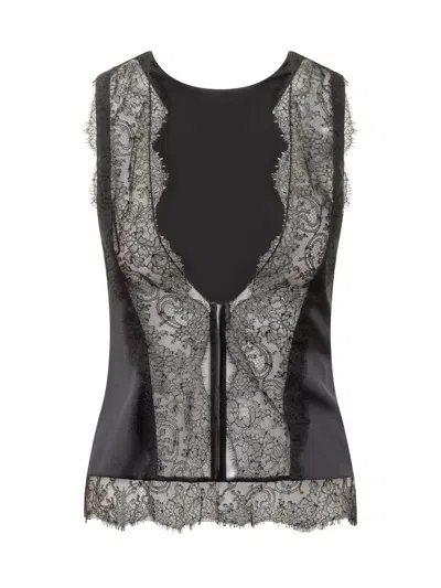 Tom Ford Elegant Silk Blend Top In Black