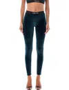 Tom Ford Dark Green Viscose Pants In Dark_emerald